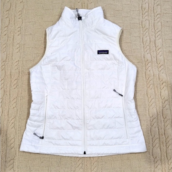 Patagonia Jackets & Coats Patagonia Nano Puff Vest Birch White Poshmark